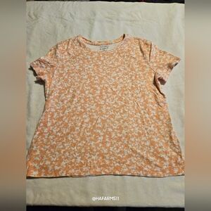 Studio Works Orange n White print